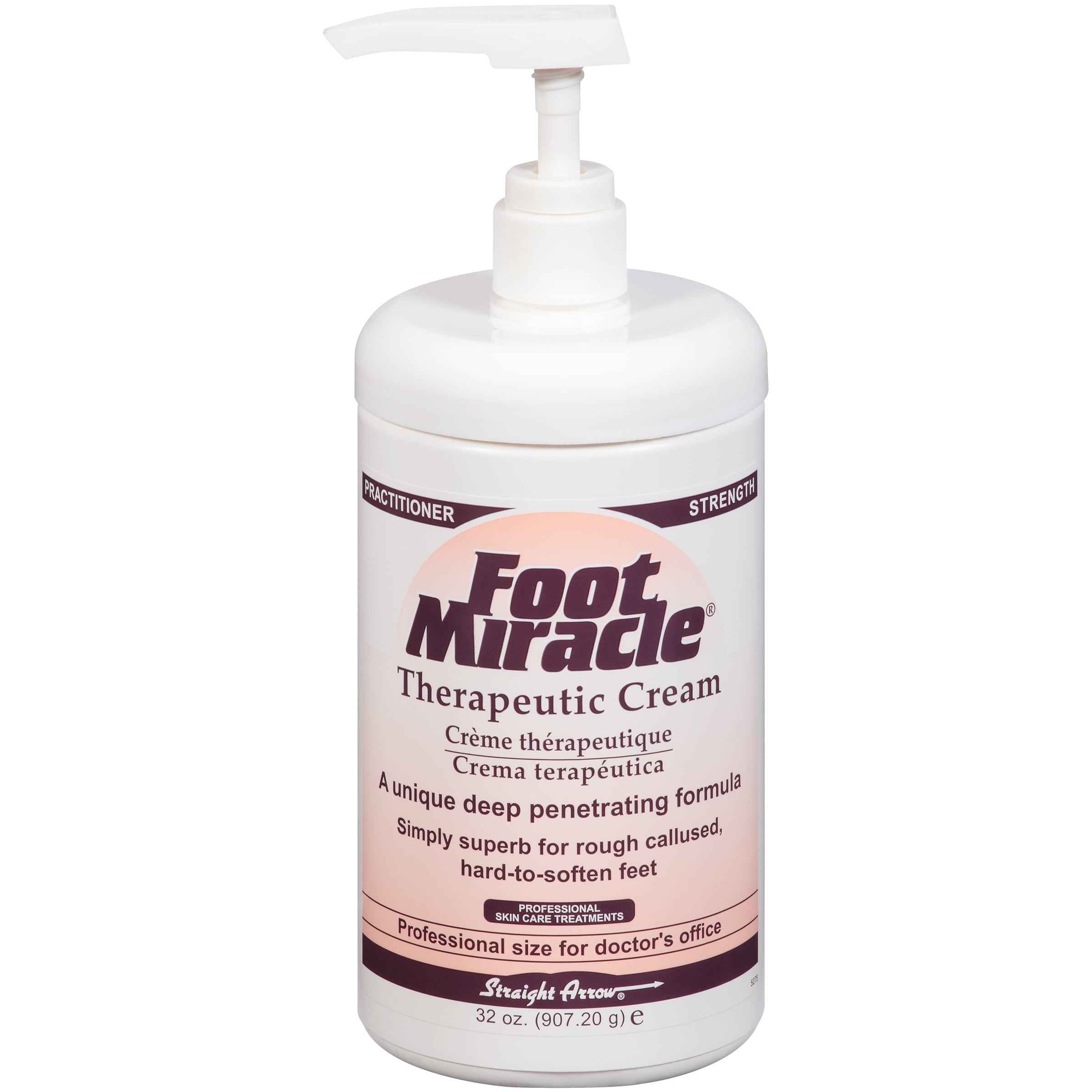 Foot Miracle® Practitioner Strength Therapeutic Cream 32 oz Pump