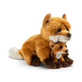 thumbnail image 3 of DEMDACO Momma Fox and Baby 9 Inch Brown Polyester Plush Stuffed Animal, 3 of 5