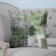 thumbnail image 4 of Sage Green Grey 26x26 Pillow Covers Set of 2, Abstract Art Oil Painting Modern Geometric Throw Pillow Covers Decorative Couch Cushion Case, Microfiber Square Pillowcases for Bedroom Car Living Room, 4 of 7