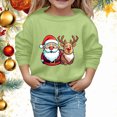 thumbnail image 2 of Boys and Girl Christmas Snowflake Hoodie Winter Warm Xmas Print Pullover Sweatshirts, 2 of 4
