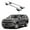 Silver, variant on ERKUL Roof Rack Cross Bars for Chevrolet Chevy Suburban 2021-2025 | Aluminum Crossbars with Anti Theft Lock for Rooftop | Compatible with Flush Rails - Black