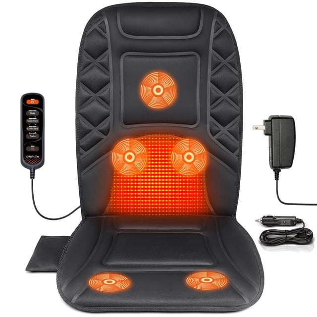 Cojín de asiento de masaje CARSHION con masajeador de espalda con calor
