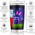thumbnail image 6 of Daughter Gift from Mom, Valentines Day Daughter Gifts, Gifts for Daughter, Birthday Gifts for Daughter, to My Daughter, Great Birthday Gifts for Daughter Adult 20oz Tumbler Mug(1PC), 6 of 6