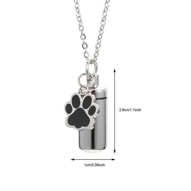 Cat Ashes Urn Necklace Stainless Steel Dog Urn Pet Bone Ashes Container Walmart