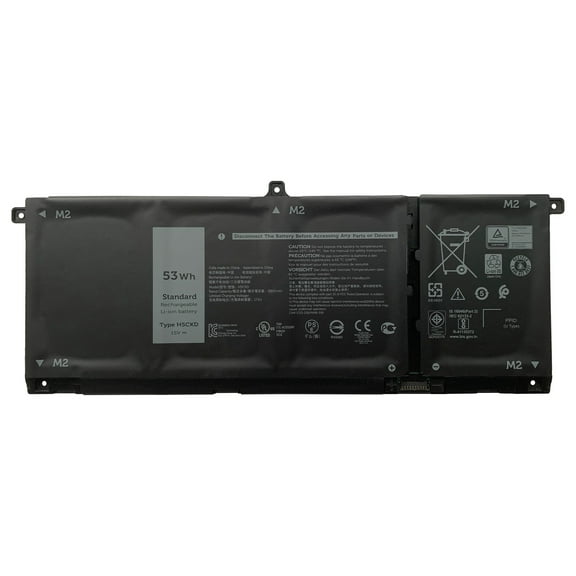 New H5CKD Battery for Dell Latitude 3410 3510 Inspiron 5300 5401 5408 5501 5508 5400 7405 7300 7500 2-in-1 Vostro 5300 5301 5401 5501 Series Laptop  07T8CD 0TXD03 09077G JK6Y6 15V 53Wh