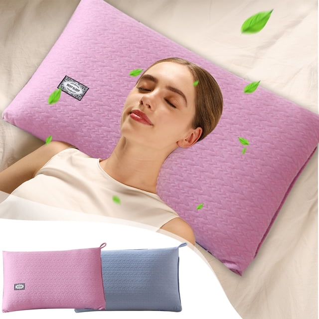 Xihbxyly Ofertas Del Día Ofertas Relámpago Hoy Prime Almohada de Plumón Suave y Soporte Calidad Hotelera, Adidas para Quienes Duermen Boca arriba y Boca Abajo, Hecha de Tela Amigable
