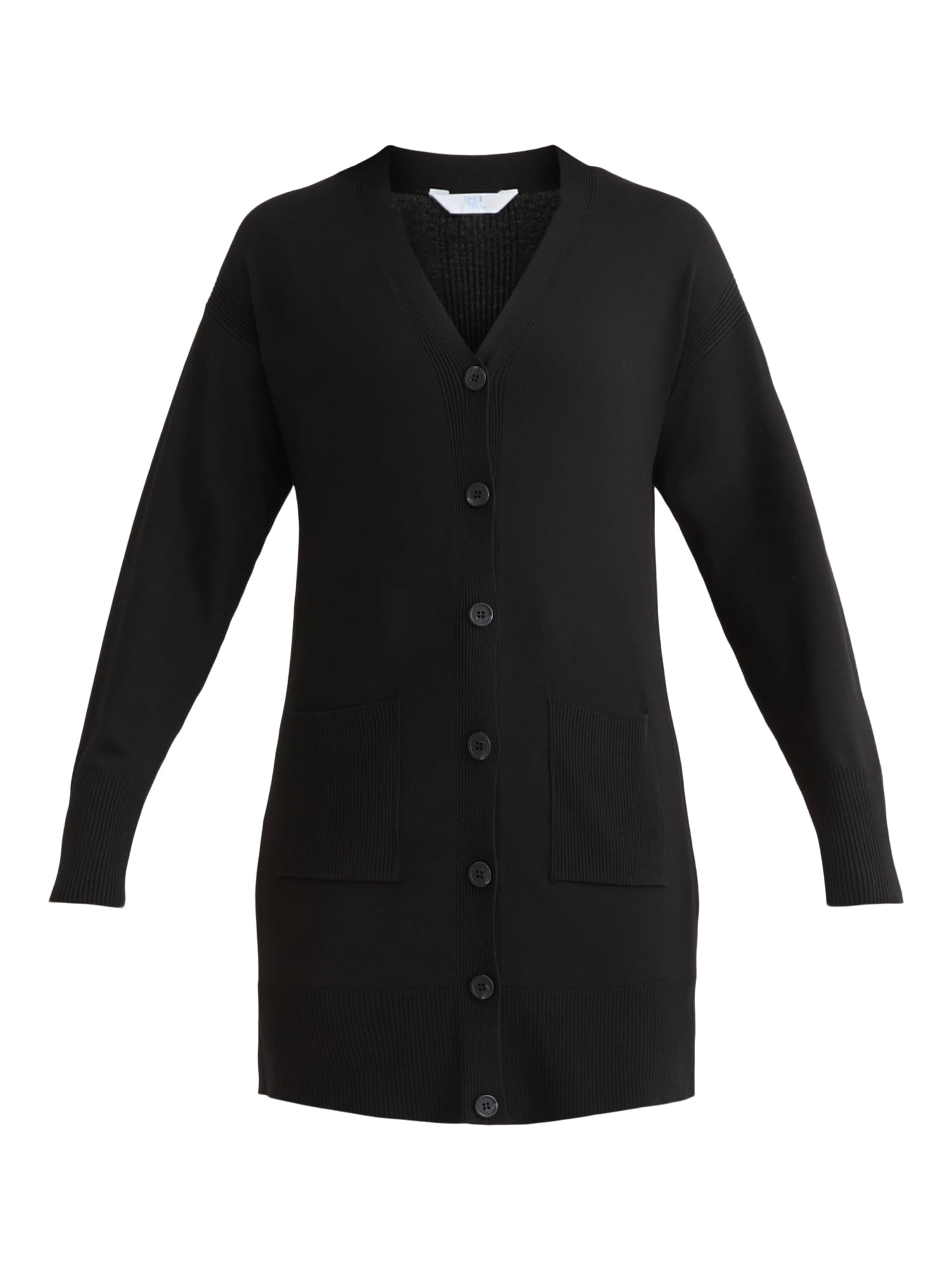 Time and Tru Women’s Longline Button Front Cardigan Sweater, Lightweight, Sizes XS-XXXL