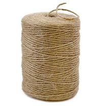 Qyaukm Natural Jute Rope 5Mm*200M - Eco-Friendly Fiber Multi-Purpose Cord | Diy Craft, Christmas Packaging, Gardening Bundling, Home Decoration, Handicraft Enthusiasts, Gardeners