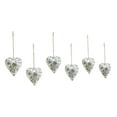 thumbnail image 4 of VHC Brands Cottage Neutral Floral Metal Ornament Set of 6 - 4 inch, 4 of 4