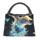 thumbnail image 1 of Fotbe Colorful Stained Glass Deer Bolsa Térmica Portátil con Estampado, Bolsa de Entrega de Alimentos Aislada, Bolsa Reutilizable de Gran Capacidad para Comidas y Supermercado, 1 of 6
