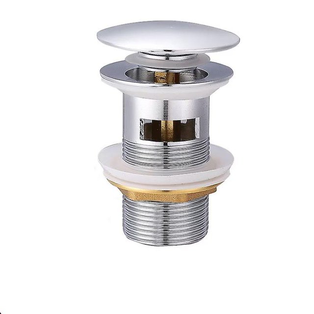 Tapón de resorte para lavabo, válvula de drenaje para fregadero, para grifo de lavabo de baño (2 unidades)