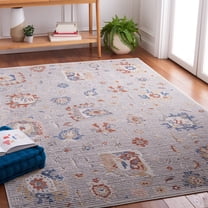 Safavieh Eternal Albine Floral Area Rug, Gray/Blue Rust, 5'3" x 7'6"