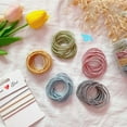 thumbnail image 1 of Daisyyozoid Wholesale Bucket Combination Rubber Band Thin Rubber Band Hair Tie 100pcs, 1 of 2