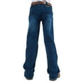 thumbnail image 3 of Cowgirl Tuff Western Jeans Girls Faithful Bootcut 10 Reg Dark GJFTHF, 3 of 4