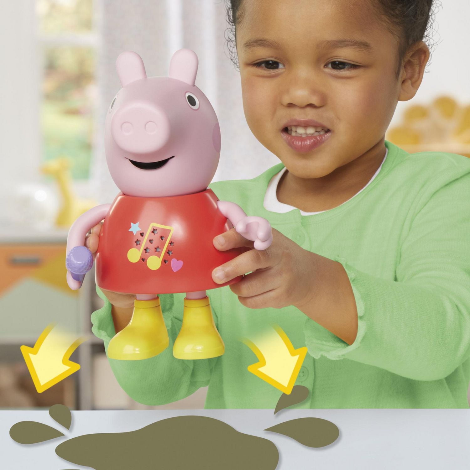 Peppa Pig Talk & Sing Peppa Doll - French Version, Ages 3 and up