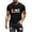 Black, variant on RKSTN Mens Shirts Short Sleeve Fashion Short Sleeve Out Blouse Valentine's Day Letter Print Gift Shirt T-Shirt Tops Hawaiian Shirts for Men