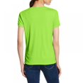 thumbnail image 2 of Womens Tops Casual V Neck Short Sleeve Solid Color Basic T Shirt, 2 of 7
