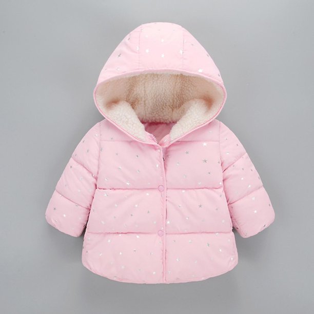 Niños niños bebé niña niño invierno abrigo con capucha chaqueta ropa de abrigo cálida
