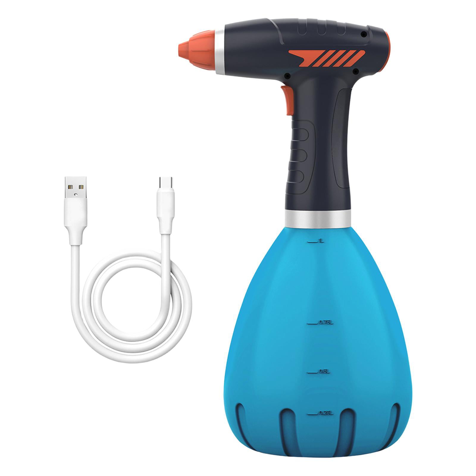 TACKLIFE Electric Plant Mister Spray Bottle Electric Watering Can LED 2000mAh 