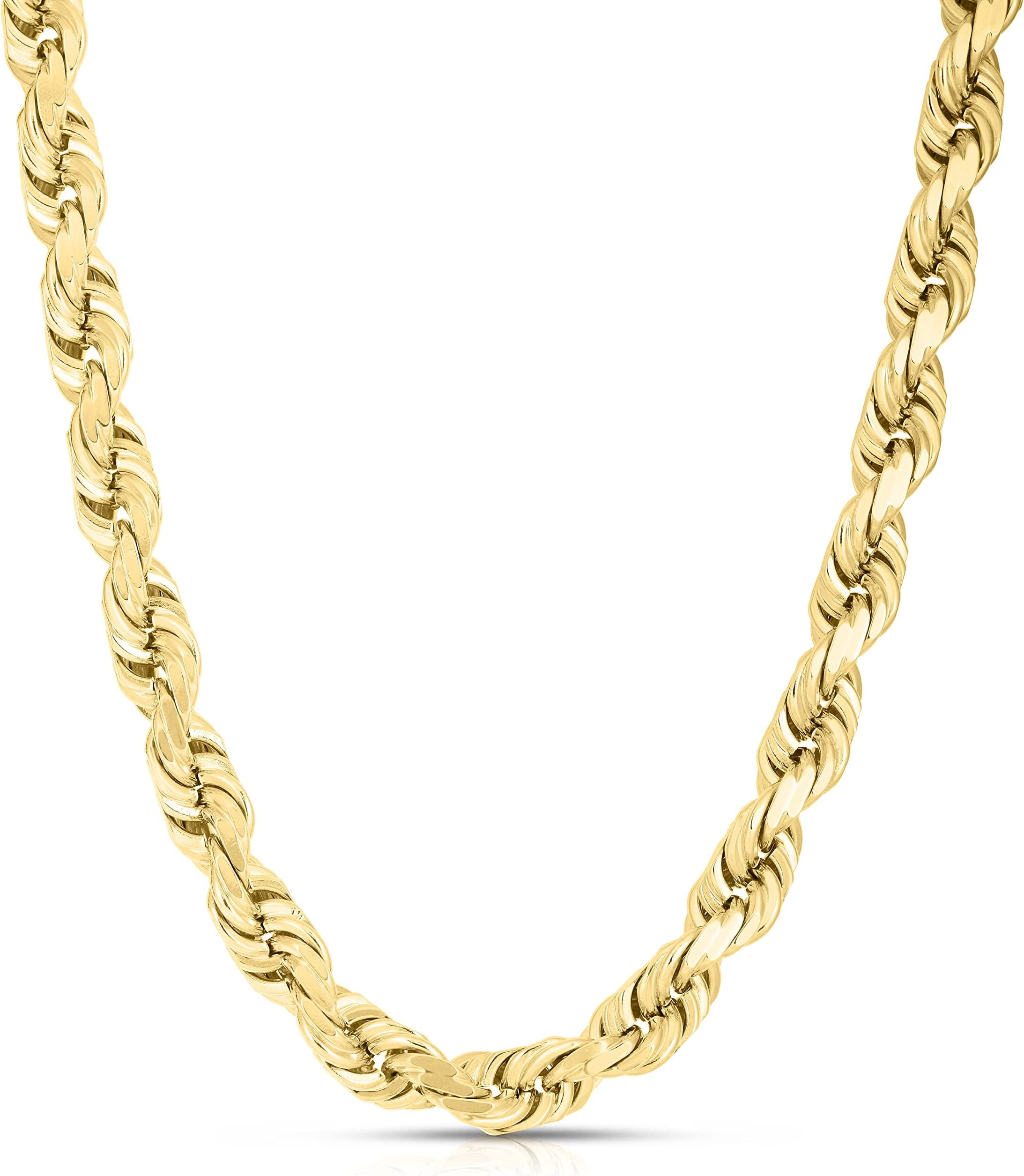 10K Yellow Gold 0.05cttw Diamond Honeycomb Necklace