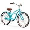 sixthreezero Women's 3-Speed Beach Cruiser Bicycle, 26" Wheels and 17" Frame, Teal