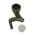 thumbnail image 3 of Veronese Design 4 3/8 Inch Tall Nordic Viking Ram Horn Tealight Candle Holder Cold Cast Bronzed Resin Sculpture, 3 of 5