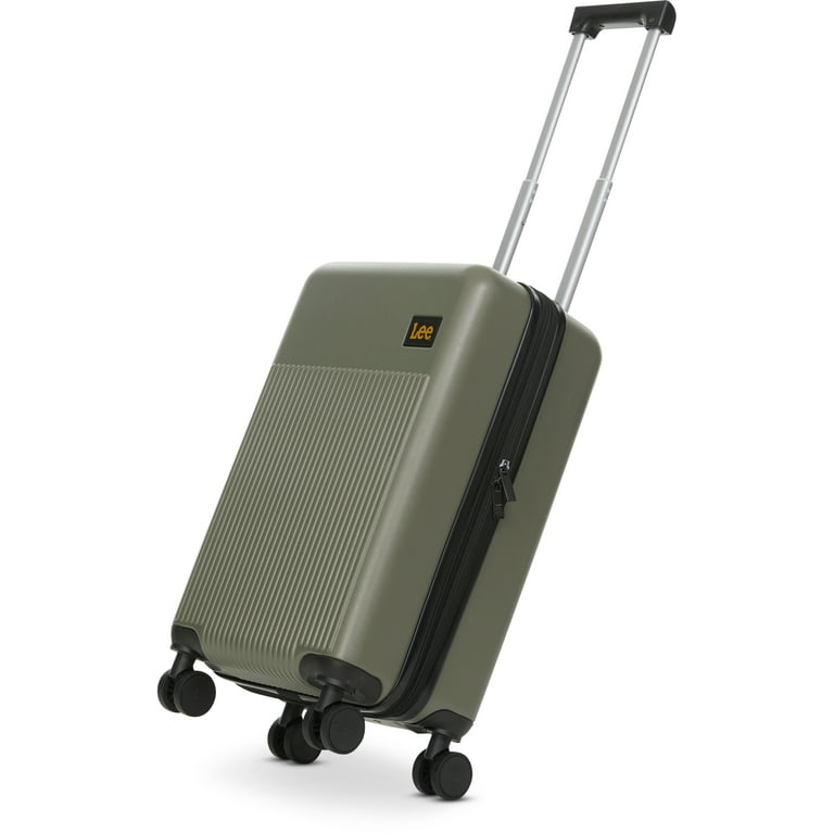 Lee 21 in Unisex Carry-On Luggage, Olive - Walmart.com
