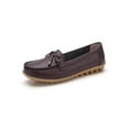 thumbnail image 3 of MAWCLOS Ladies Moccasins Comfort Nursing Shoes Slip On Resistant Loafers Bow Work Boat Shoe Coffee 7.5, 3 of 9
