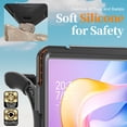 thumbnail image 4 of For Xiaomi Redmi Pad 2 Case 11 inch 2025, 360 Hand Strap, Shoulder Strap, Kickstand, Rugged Drop Protection, Black, 4 of 7