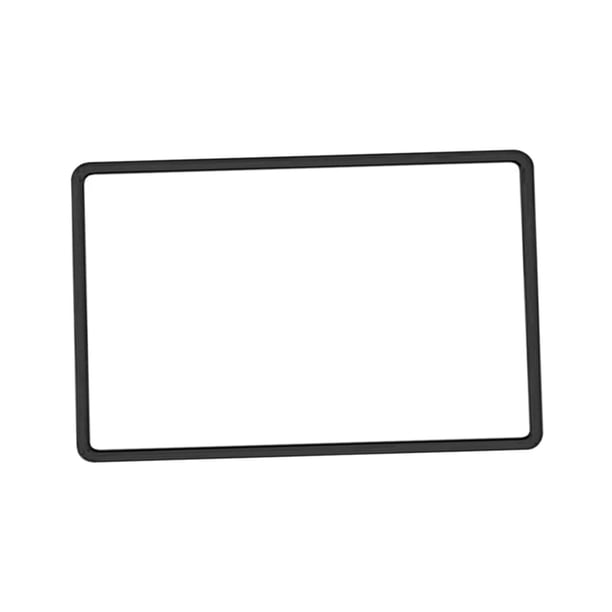 Cubierta protectora de silicona para Control Central, accesorios para coche, cubierta de borde, navegación Negro 128 pulgadas