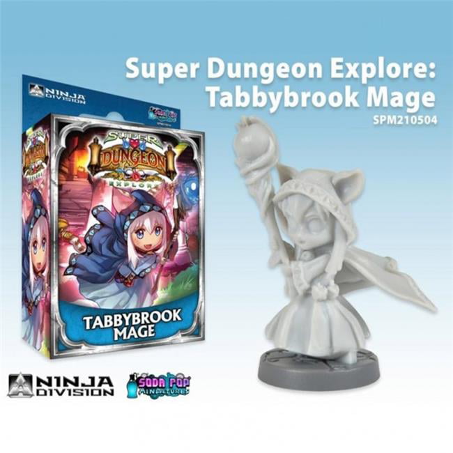 New Super Dungeon Explore Tabbybrook Mage Model /& Cards Pack Figure Official