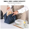 thumbnail image 3 of LNKOO Reusable Insulated Lunch Bag Lunch Tote Box with Front Pocket Zipper Closure for Woman Man Work Picnic or Travel, 3 of 8