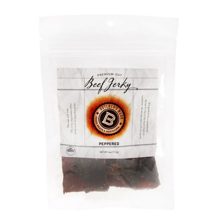 BUTCHER'S MARK Premium-Cut Peppered Beef Jerky 4oz