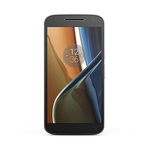 Motorola G4 16GB Unlocked Smartphone, Black - Walmart.com