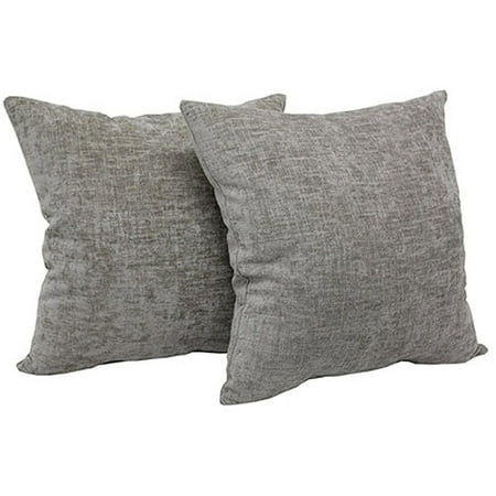 Mainstays Chenille Throw Pillow, Set of 2 - Walmart.com