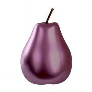 Urban Trends Collection 44367 Ceramic Pear Figurine Chrome Pink - Small