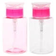 thumbnail image 2 of Dispensador de bomba vacía de 160ml, removedor de esmalte de gel líquido, botella limpia para arte de uñas, 11 Feliz Sencillez, 2 of 5