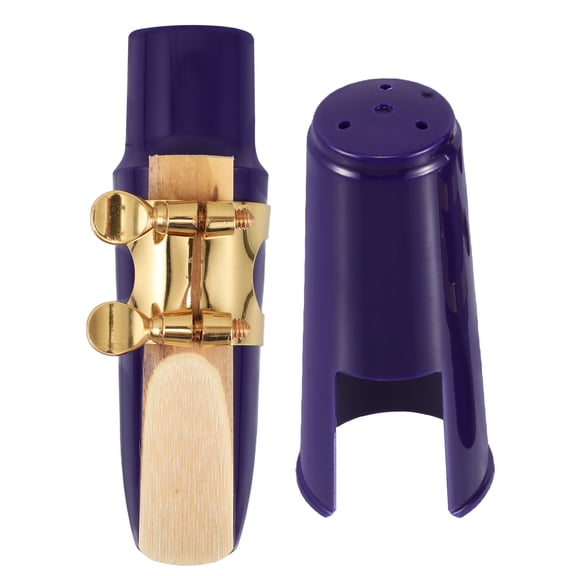 Worgeous  Alto Sax Mouthpiece Ligature Saxophone Accessories Reeds Hat Whistle Blue