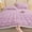 Violet PP, variante sur Iumwxz Protège-Matelas en Velours Épais Matelassé Antidérapant Pliable en Flanelle Chaud Confortable Couvre-Lit Lavable Doux Polyester Literie Chambre Pièce Unique Gris