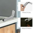 thumbnail image 3 of unbranded 1Jgo Bisagra Ajustable Para Puerta De Congelador Metal Plateado Accesorio Para Refrigerador, 3 of 8