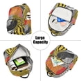 thumbnail image 5 of FORMRS Mini Backpack Purse for Women Quilted Travel Daypack Casual Shoulder Bag, Abstract Boat, 5 of 7