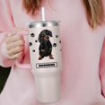 thumbnail image 6 of Dachshund Gift for Dog Owner,40oz Dachshund Tumbler with Handle Insulated Reusable Stainless Steel Travel Water Bottle (Color 1), 6 of 6