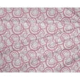 thumbnail image 4 of oneOone Polyester Lycra Pink Fabric Circles Geometric Craft Projects Decor Fabric Printed By The Yard 56 Inch Wide, 4 of 4