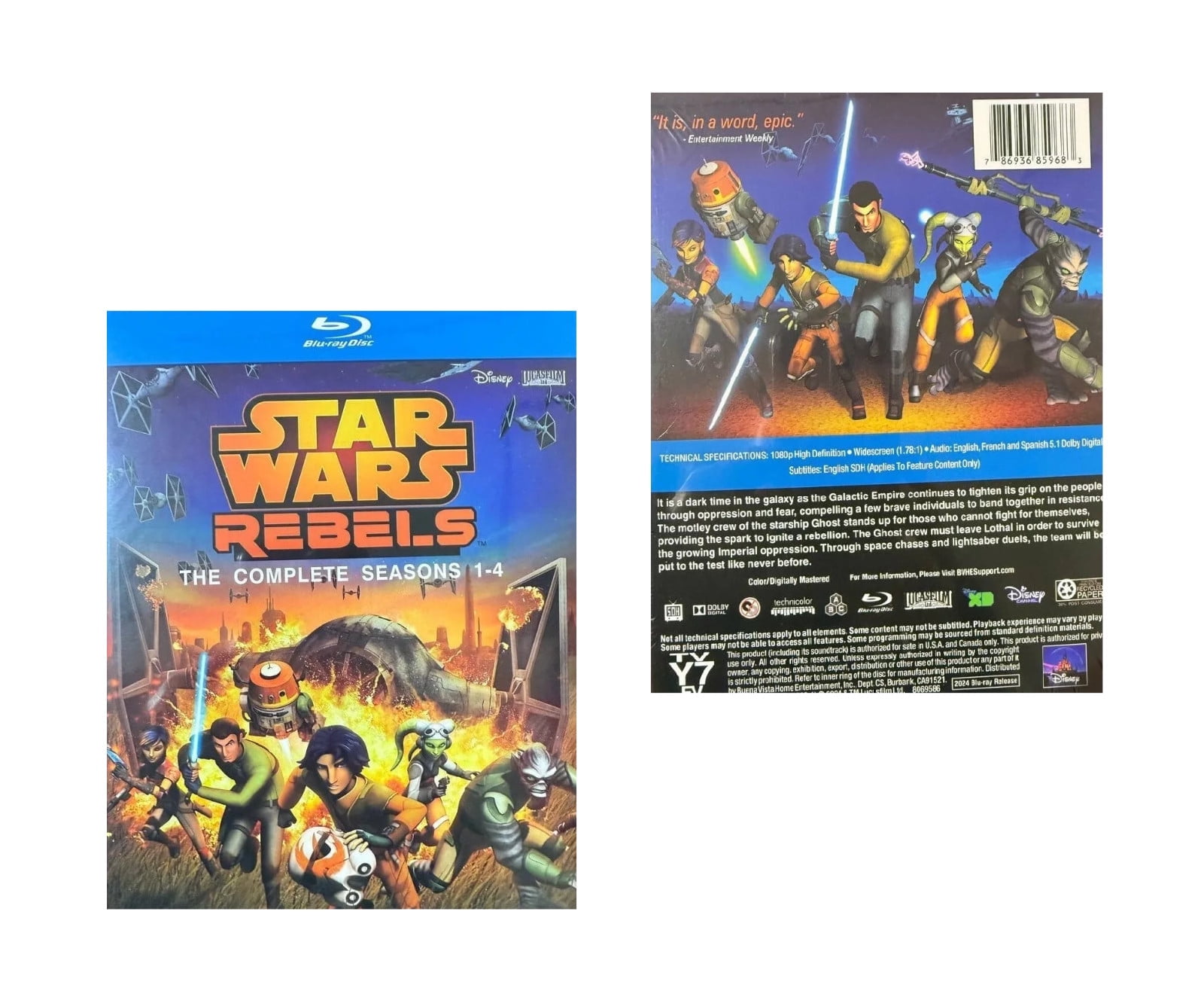 Star Wars Blu-ray Box Set: The Complete Saga (Episodes I-VI
