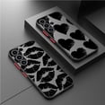thumbnail image 2 of Matte Case For Samsung Galaxy S22 S23 Ultra S24 S20 S21 FE S10 Plus Capa Note 20 10 Lite Phone Funda Gothic Style Black Lip, 2 of 5