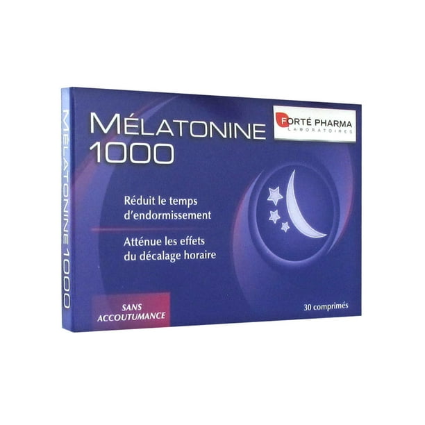 Forte Pharma Melatonin 1000 30 Tablets Walmart Com Walmart Com