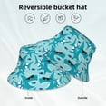 thumbnail image 6 of Balery Shark Wearing Sunglasses Sun Hats for Men Women Bucket Hat UPF 50+ Buckey Hat Boonie Hat Foldable UV Protection Hiking Beach Fishing Summer, 6 of 9