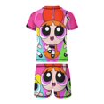 thumbnail image 6 of The Powerpuff Girls Boys 2-Piece Swimsuit Set Bathing Suit Short Sleeve Swimwear Sets with Swim Trunk 6-7Y(110cm), 6 of 7
