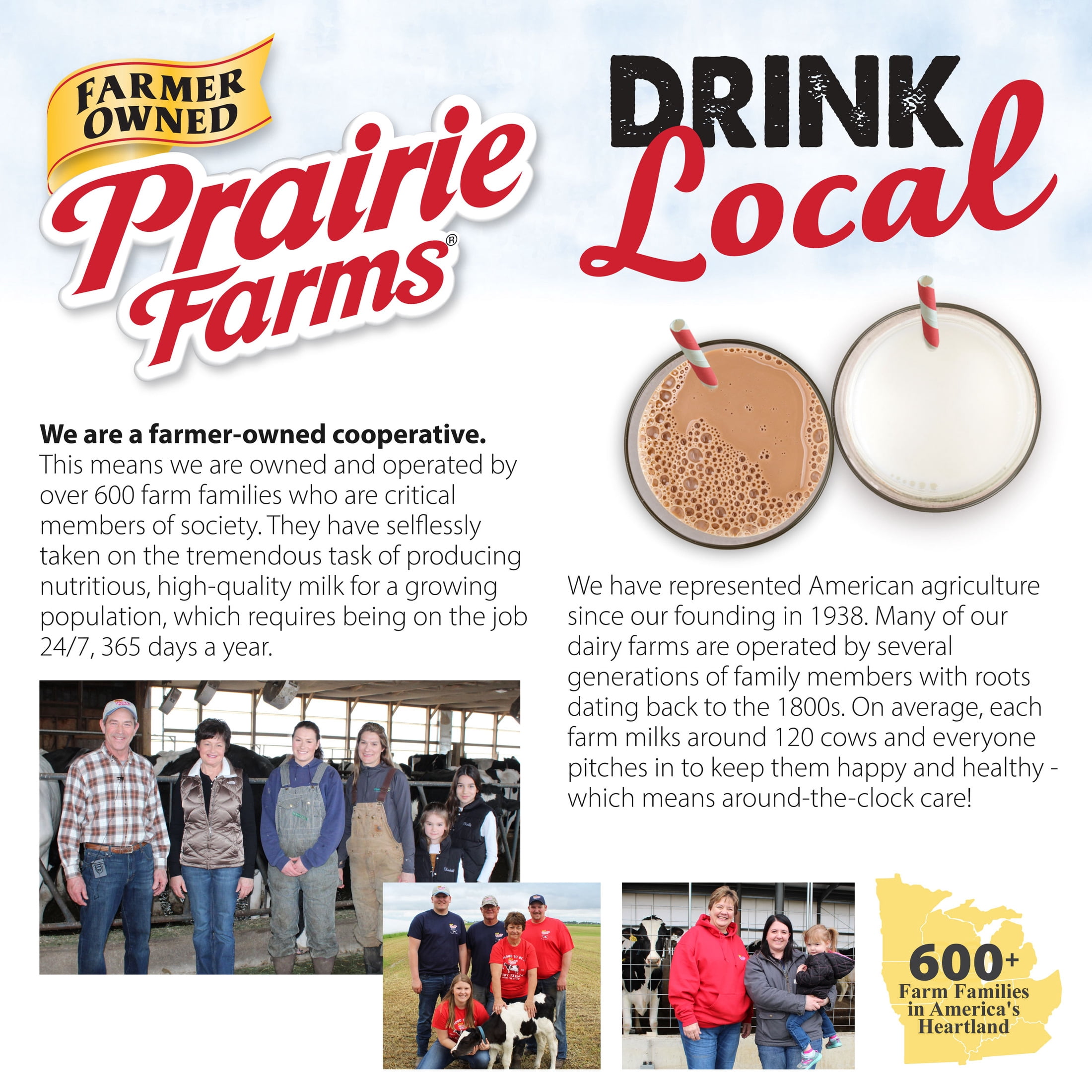 Prairie Farms Cultured Whole Buttermilk, Quart, 32 Fl Oz