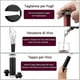 thumbnail image 4 of Professional Electric Corkscrew, 7 In 1 Electric Bottle Opener With Base, Foil Cutter, Vacuum Pump, Vacuum Wine Cork, Pourer, 4 of 5